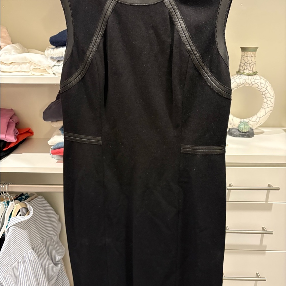 Lafayette 148 New York Black Midi Dress